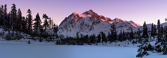 December Alpine Glow